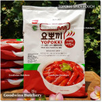 Topokki korean rice cake halal YOPOKKI 280g 700kcal TOPOKKI SPICY